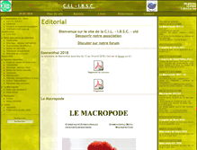 Tablet Screenshot of cil-ibsc.fr